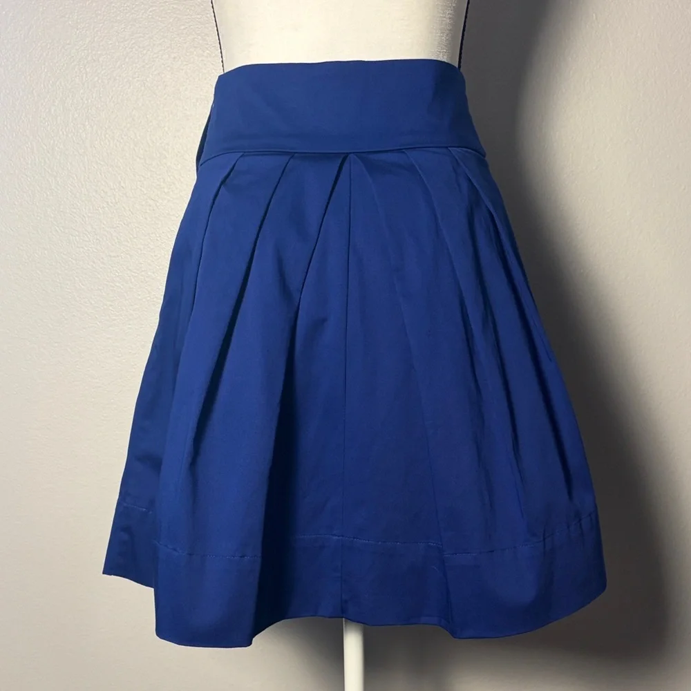 Twenty One Cobalt Bow Front Skirt (Size M)